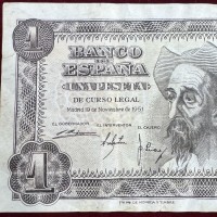 Spagna: 1 peseta 19/11/1951 (Pick#139a)