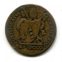 Roma, Pio VII (1800-1823): baiocco 1802 (Gigante#54)
