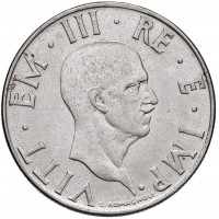 Vittorio Emanuele III (1900-1943): 2 lire 1943-XXI "Impero" (Gigante#124)