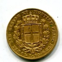 Carlo Alberto (1831-1849): 20 lire 1836-Ge (Gigante#27)
