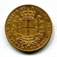 Carlo Alberto (1831-1849): 20 lire 1841-Ge (Gigante#33)
