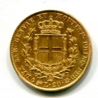 Carlo Alberto (1831-1849): 20 lire 1846-To (Gigante#39)
