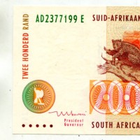 Sud Africa: 200 rand 1999 (Pick#127b)
