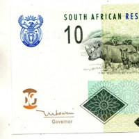 Sud Africa: 10 rand 2005 (Pick#128)
