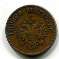 Venezia, Francesco Giuseppe (1848-1866): 10 centesimi 1852 (Gigante#27)
