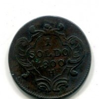 Gorizia, Francesco II (1792-1805): 1 soldo 1800-H (Gigante#18)
